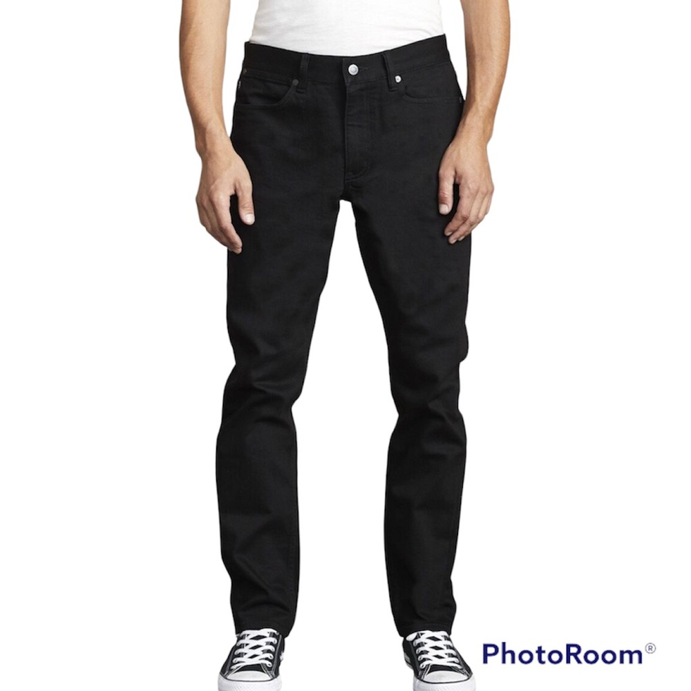 RVCA Rockers Fit Black Skinny Jeans - 28